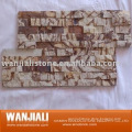 Rusty slate stone wall panel